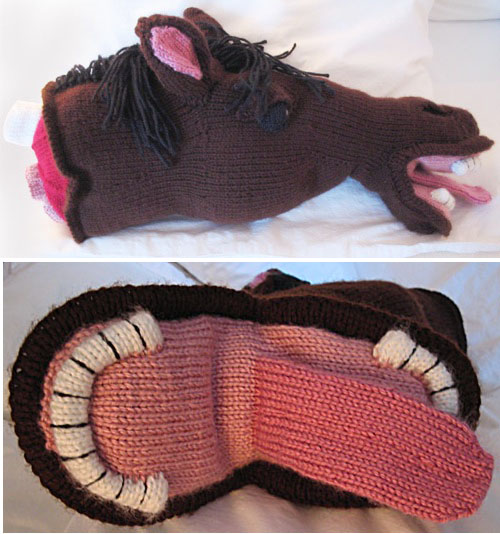 Knitted Horse