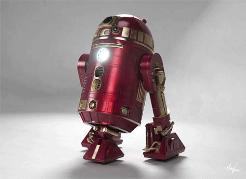 Iron Man R2D2