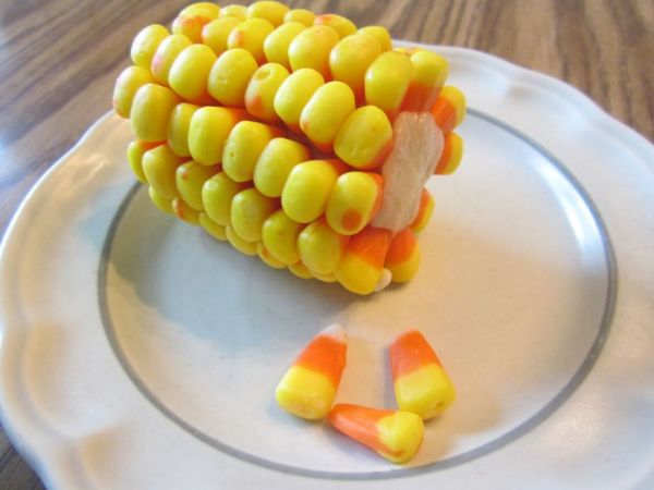 candy corn on the cob