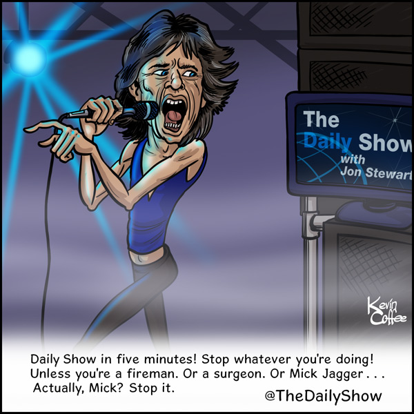 Mick Jagger The Daily Show